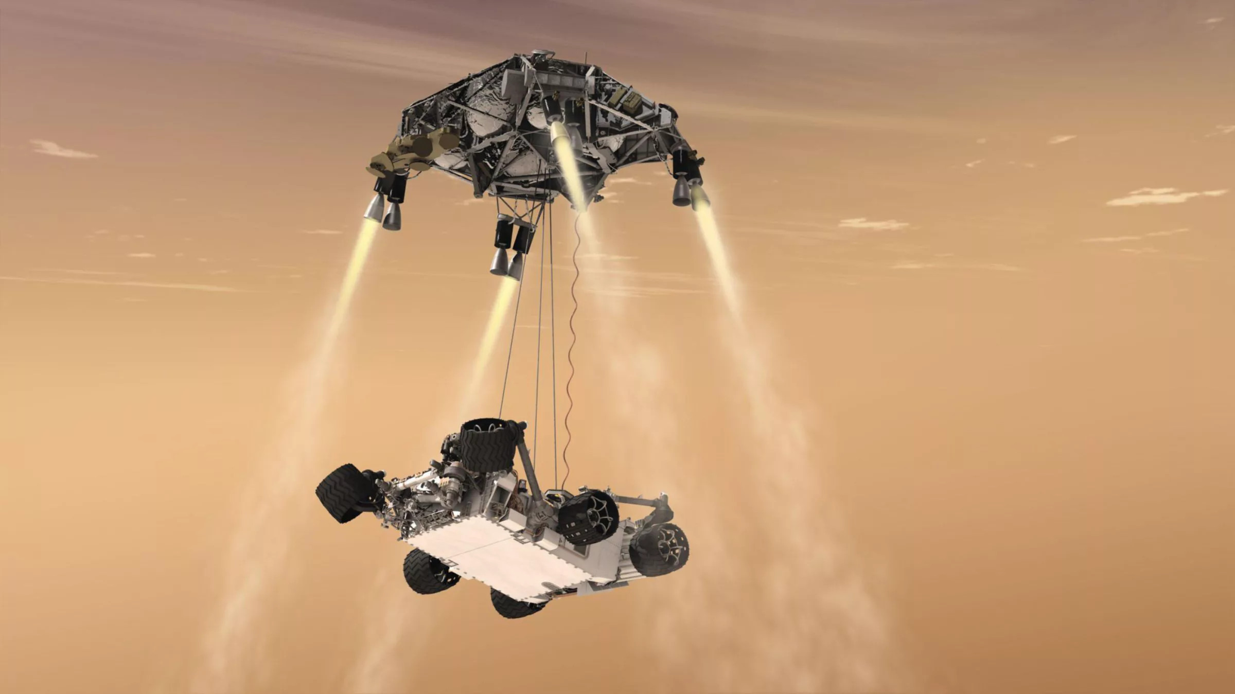 Read more about the article Curiosity’s skycrane maneuver